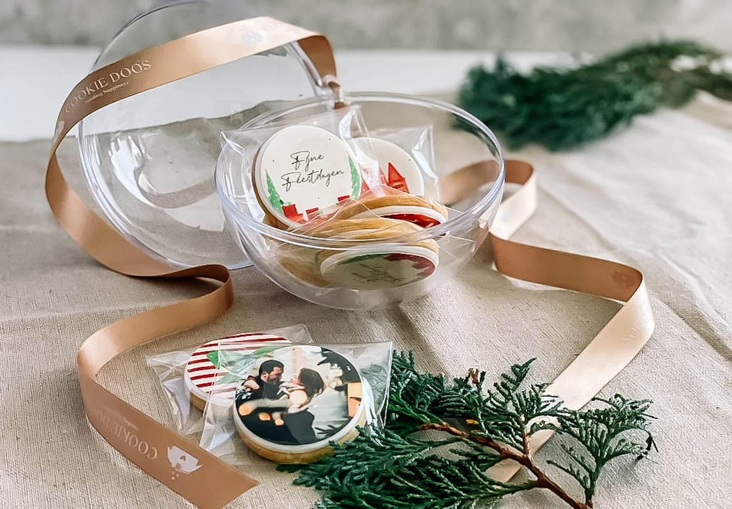 Origineel Kerst relatiegeschenk: een gepersonaliseerd koekje!